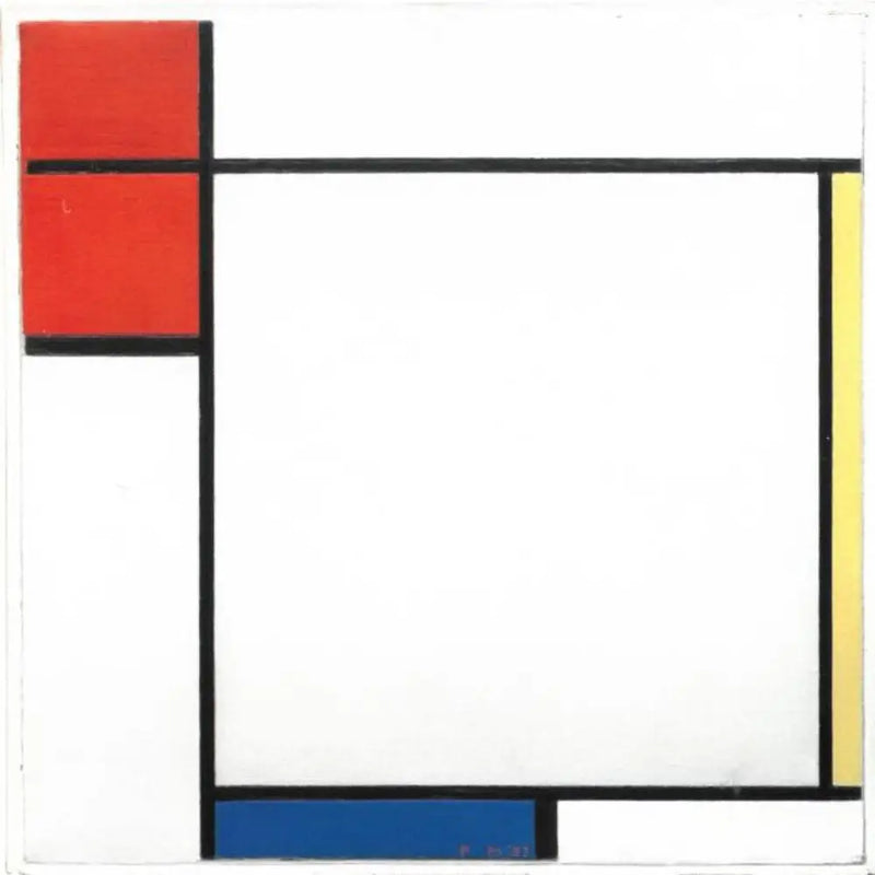 Composizione con rosso, giallo e blu - Piet Mondrian