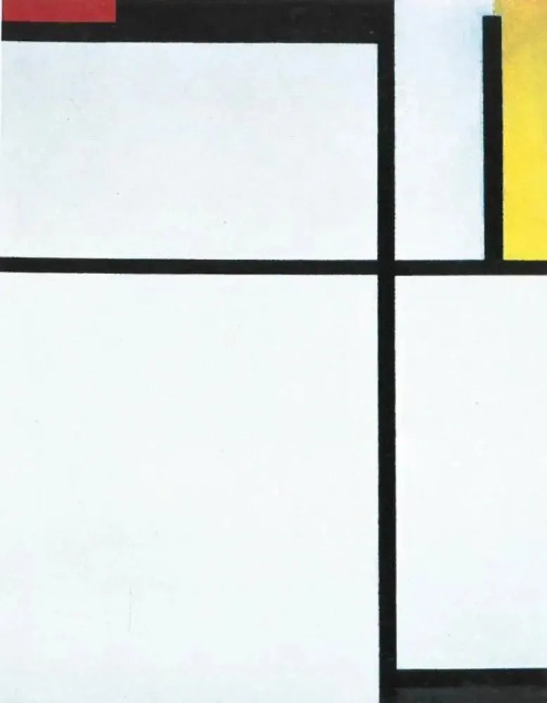 Composizione con rosso, nero, giallo, blu e grigio - Piet Mondrian