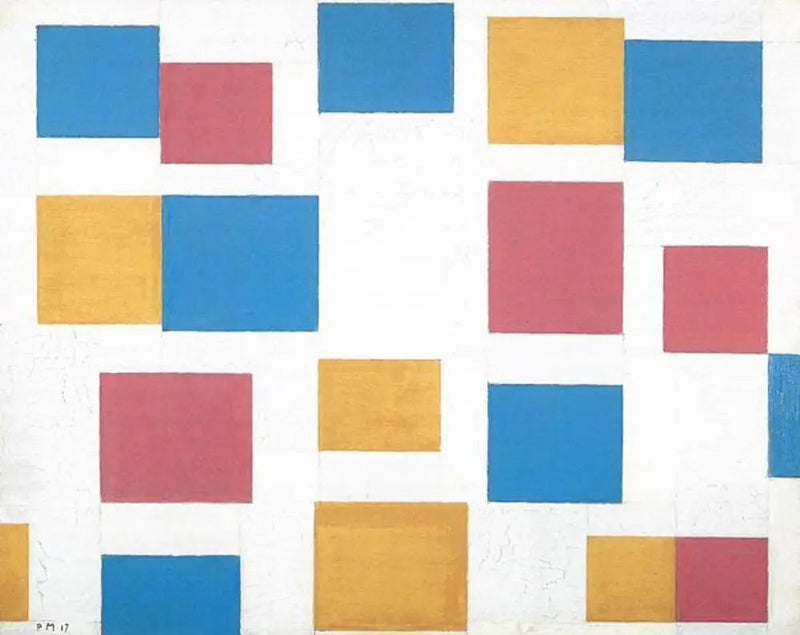 Composizione con piani di colori 4 - Piet Mondrian
