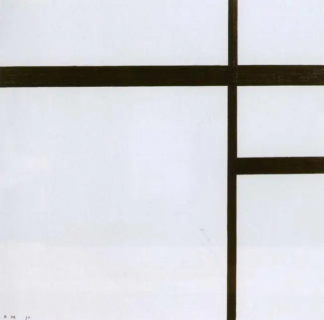 Composizione in bianco e nero II - Piet Mondrian