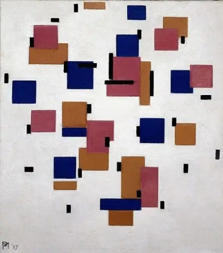 Composizione a colori B - Piet Mondrian