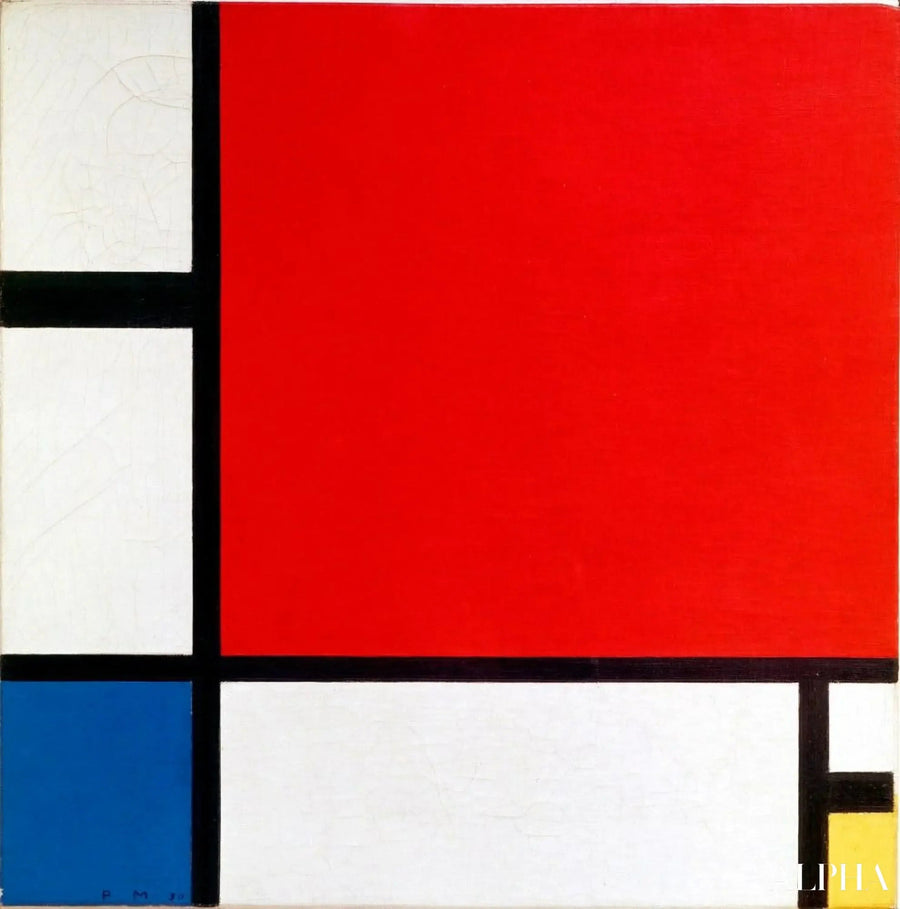 Composition in rosso, blu e giallo - Piet Mondrian