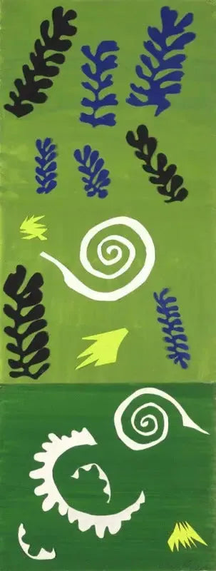 Composizione fondo verde - Henri Matisse