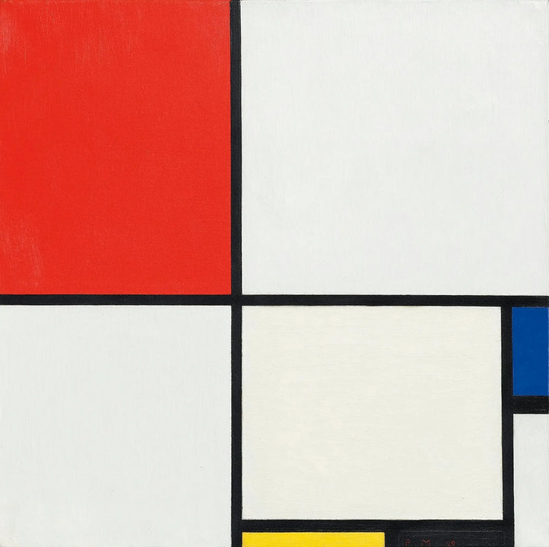 Composizione III con rosso, blu, giallo e nero - Piet Mondrian