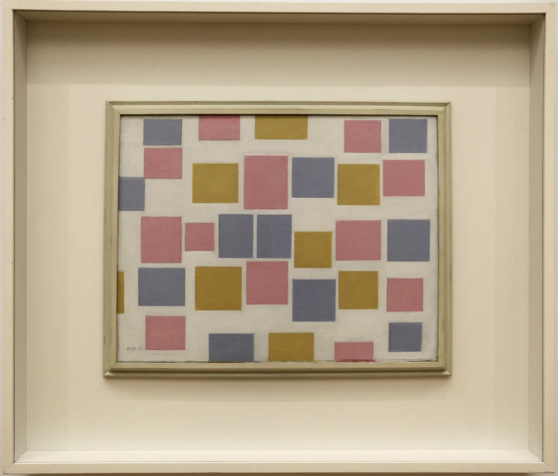 composizione n° 3 con campiture di colori - Piet Mondrian