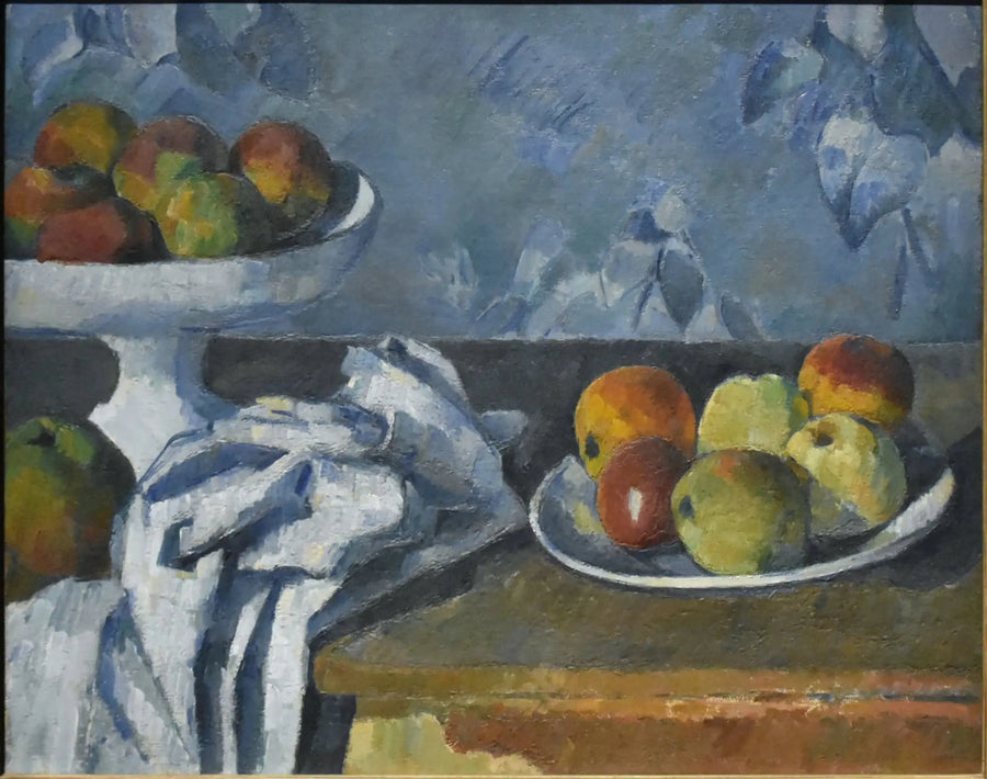 Compotiera, piatto e mele - Paul Cézanne