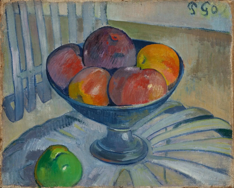 Comportiera su una sedia da giardino - Paul Gauguin