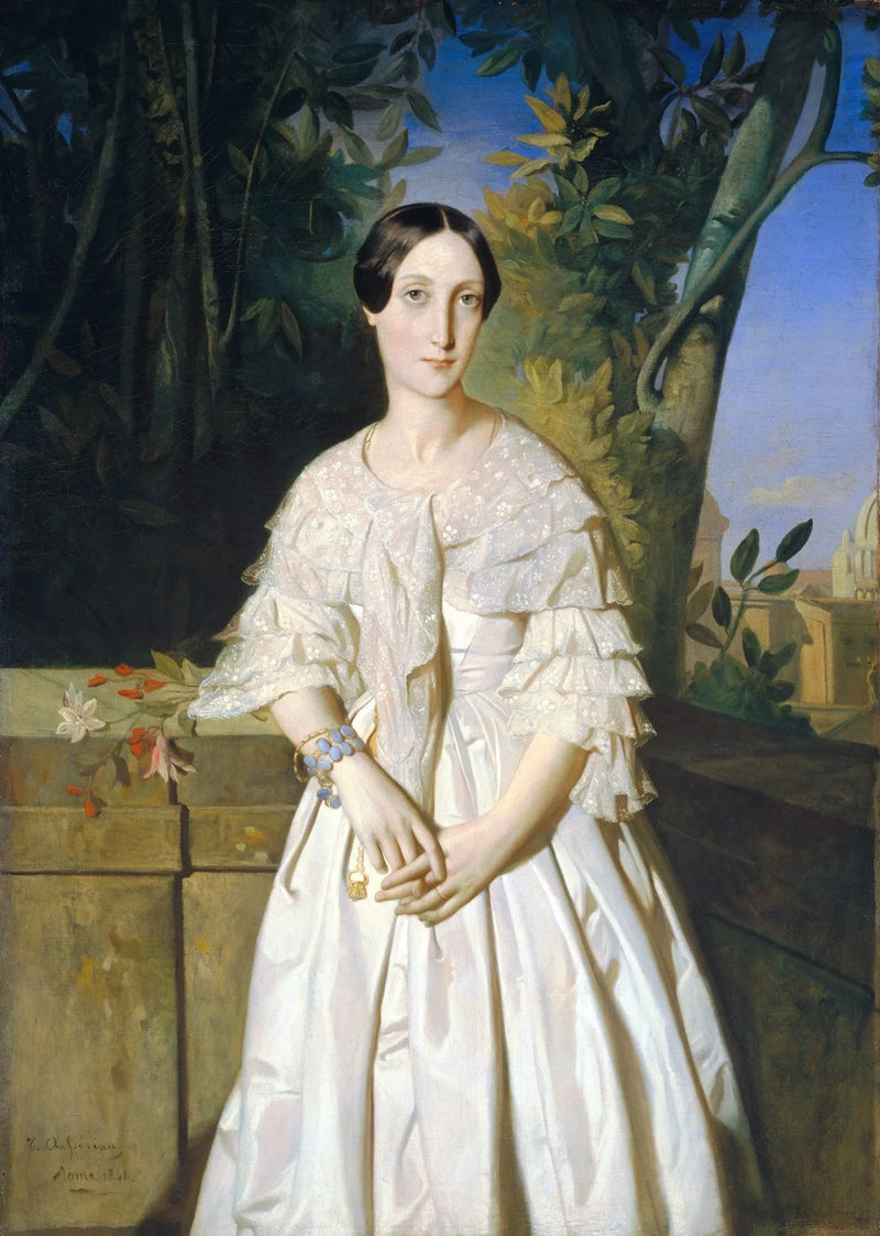 Contessa de La Tour-Maubourg (Marie-Louise-Charlotte-Gabrielle Thomas de Pange) - Théodore Chassériau