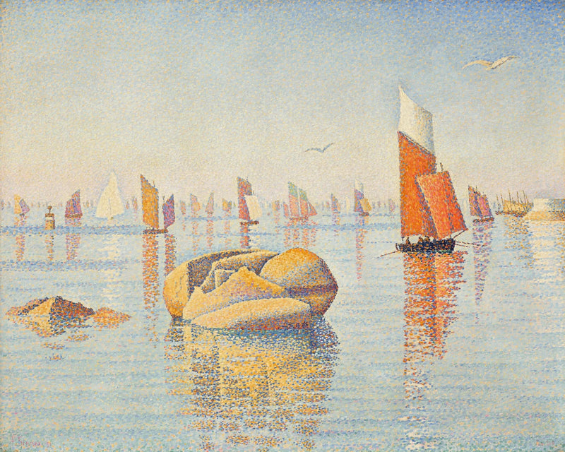 Concarneau. Calma del Mattino. Op. 219 (Larghetto) - Paul Signac