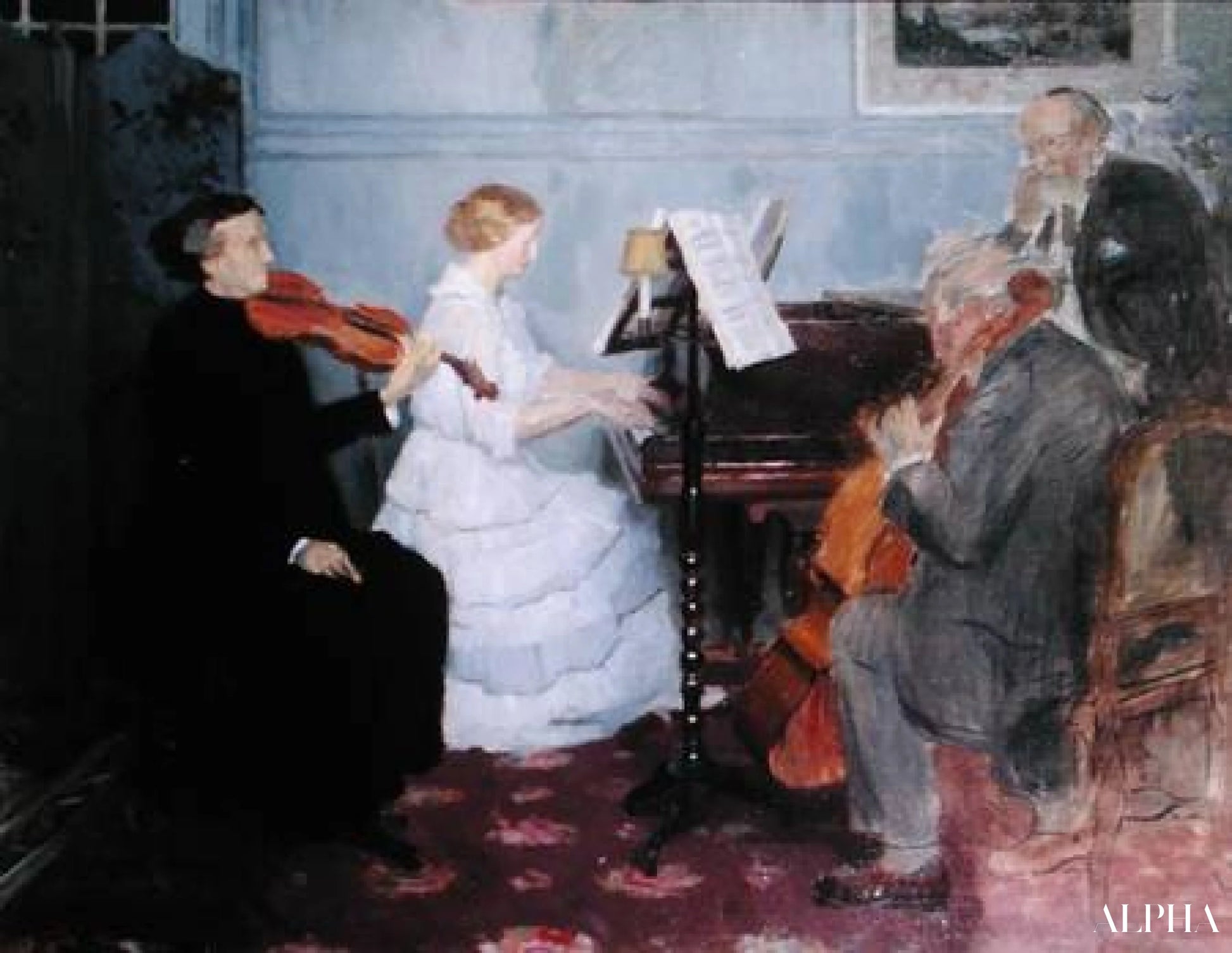 Concerto di musica da camera - Jules Grün - Riproduzioni di quadri e dipinti di alta gamma