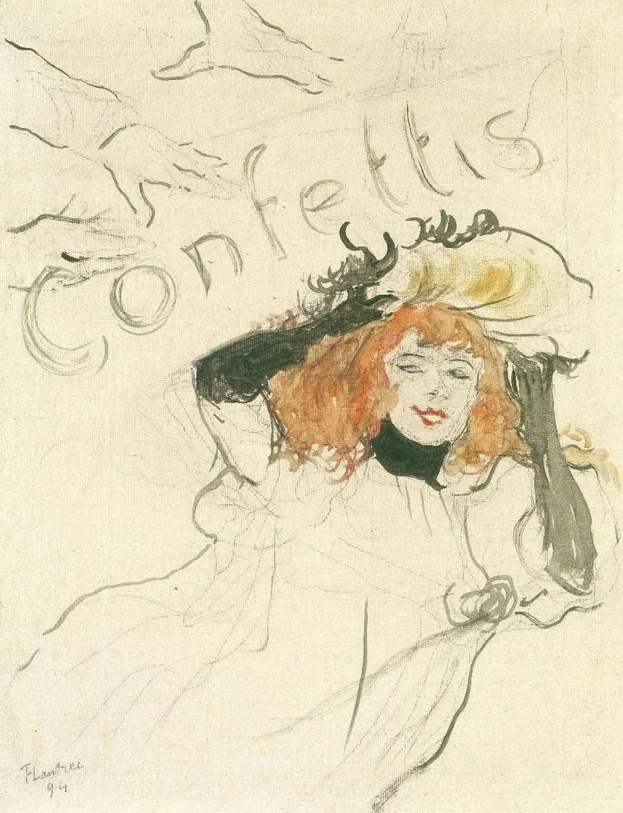 Confetti - Henri de Toulouse-Lautrec