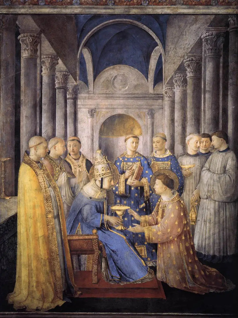 Consacrazione diaconale di San Lorenzo - Fra Angelico