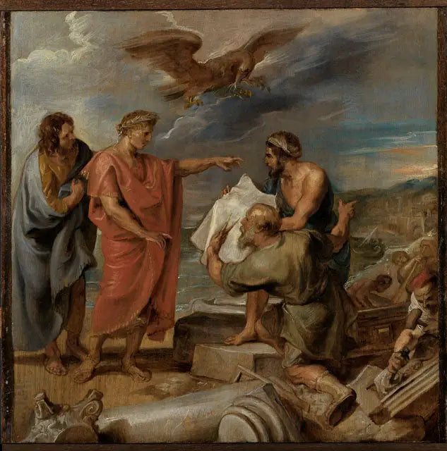 Constantin dirige la costruzione di Costantinopoli