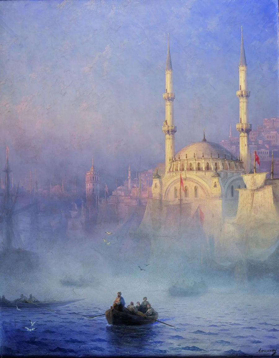 Costantinopoli, la moschea di Top-Kahné - Ivan Aïvazovski