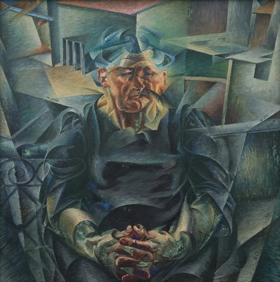 Costruzione orizzontale - Umberto Boccioni