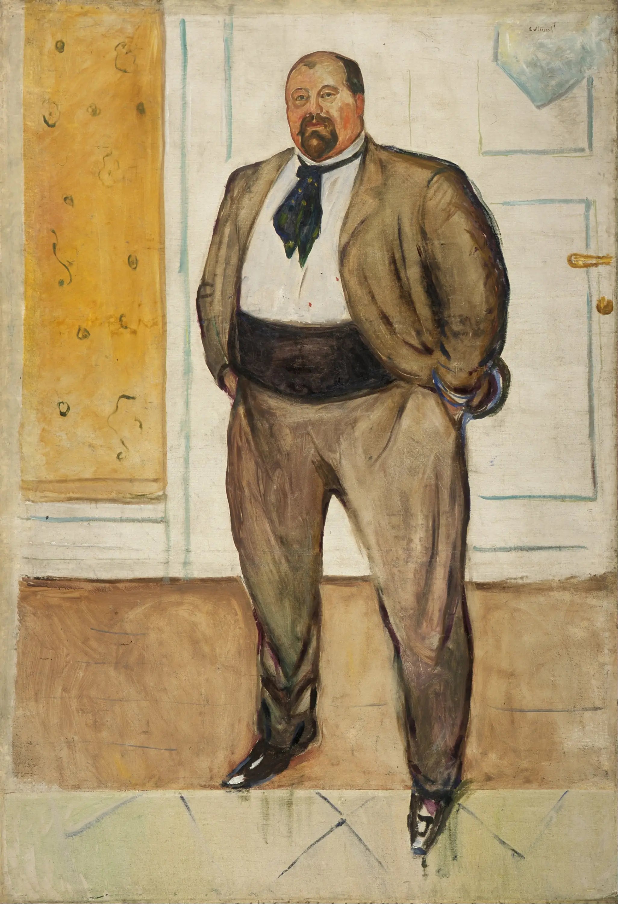 Reproduction du tableau « Consul Christen Sandberg - Edvard Munch » par Alpha Reproduction en peinture à l’huile