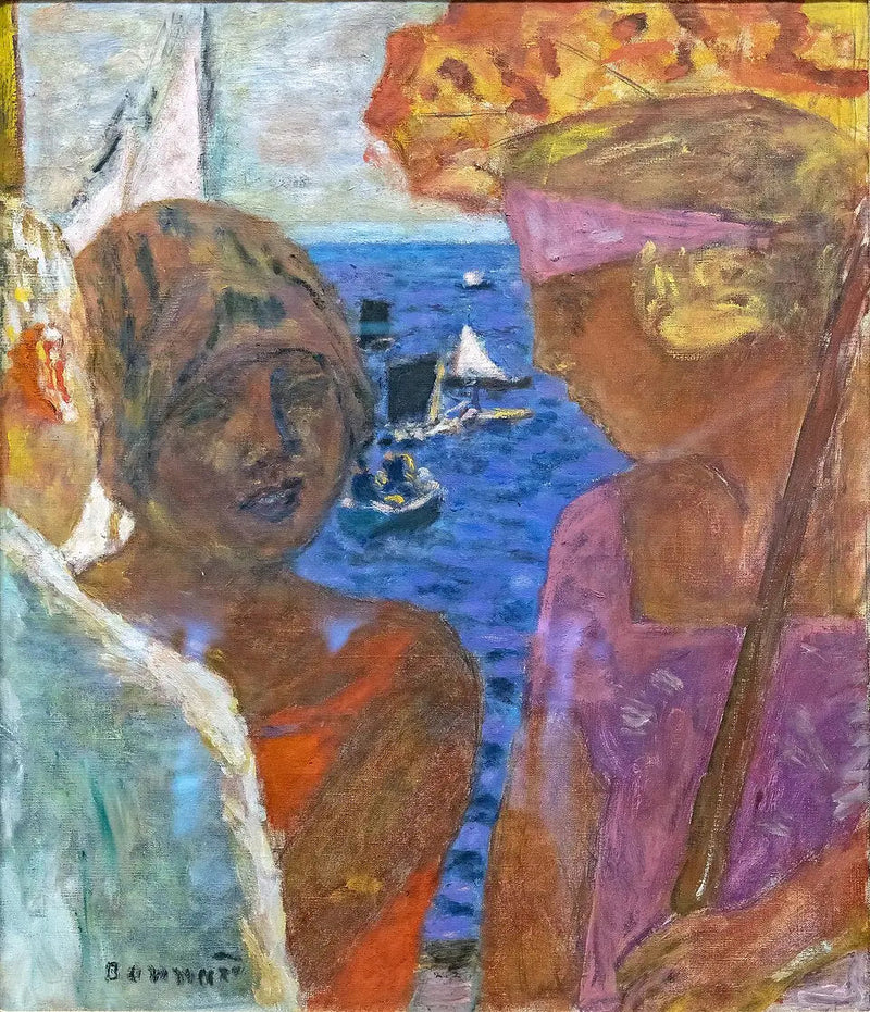 Conversazione ad Arcachon - Pierre Bonnard
