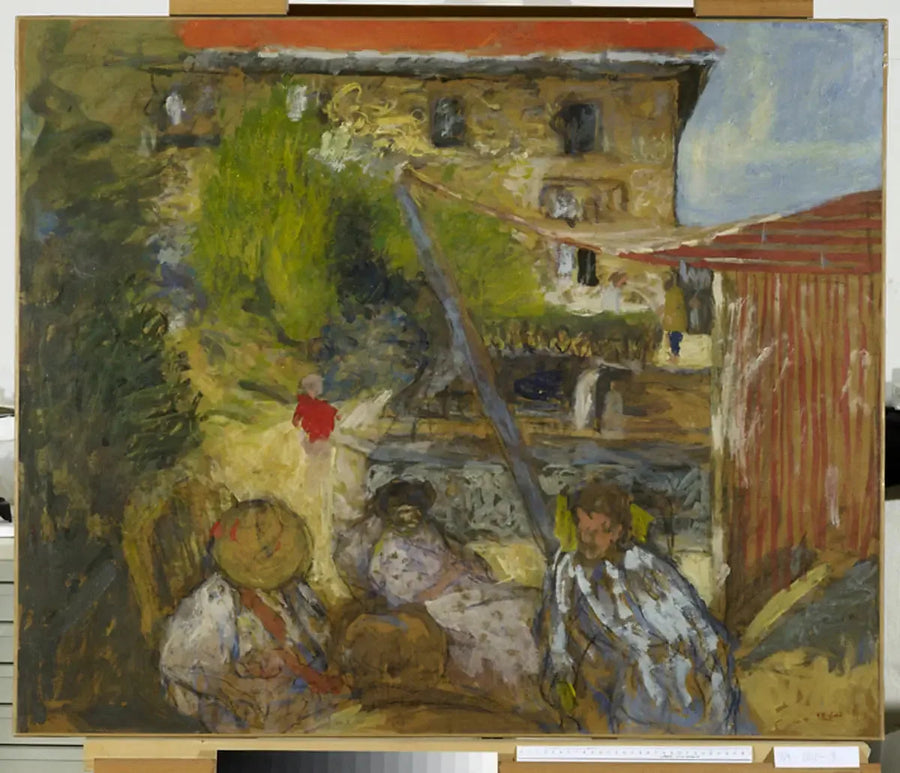 Conversazione nel giardino - Édouard Vuillard