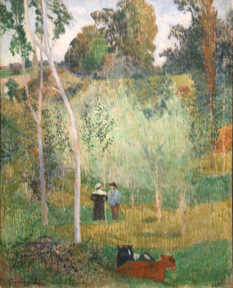 Conversazione nei prati, Pont-Aven - Paul Gauguin