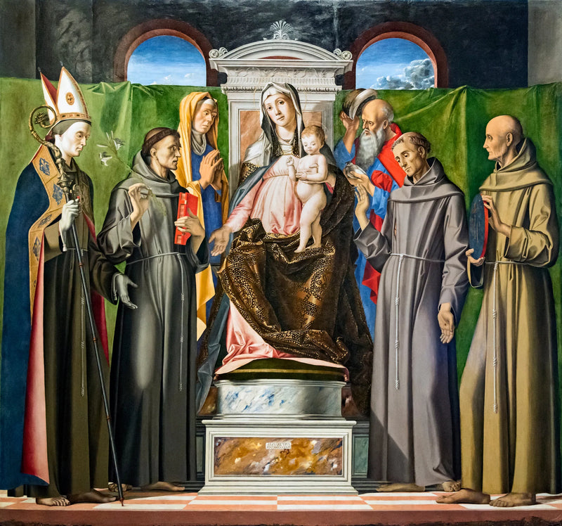 Conversazione sacra - Alvise Vivarini
