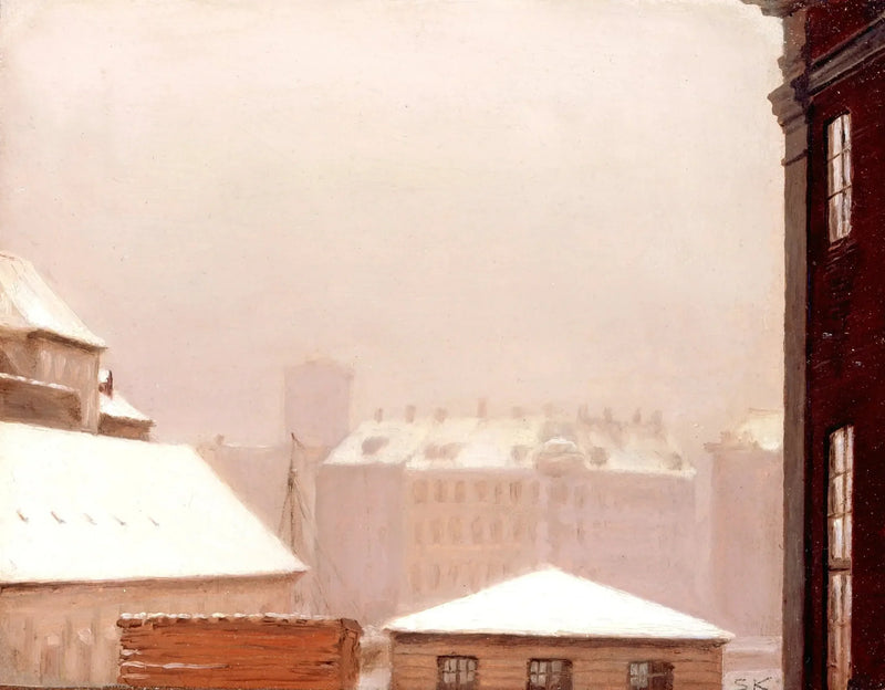 Copenaghen : i tetti sotto la neve - Peder Severin Krøyer