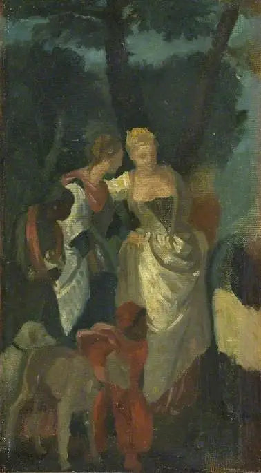 Copia da « La scoperta di Mosè » di Veronese - Edgar Degas