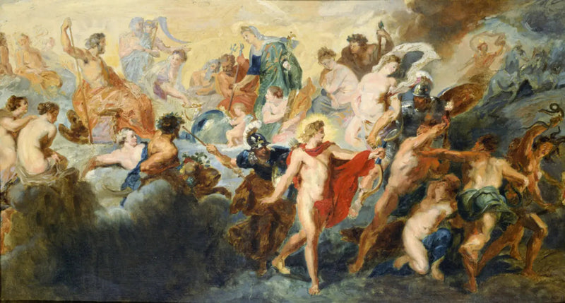 Copia dal dipinto di Rubens « Il Consiglio degli Dei » - Pierre-Auguste Renoir