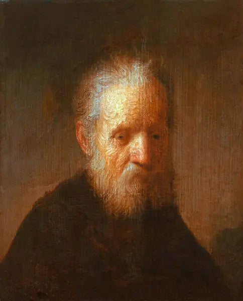 Copia di « Busto di un vecchio » - Rembrandt