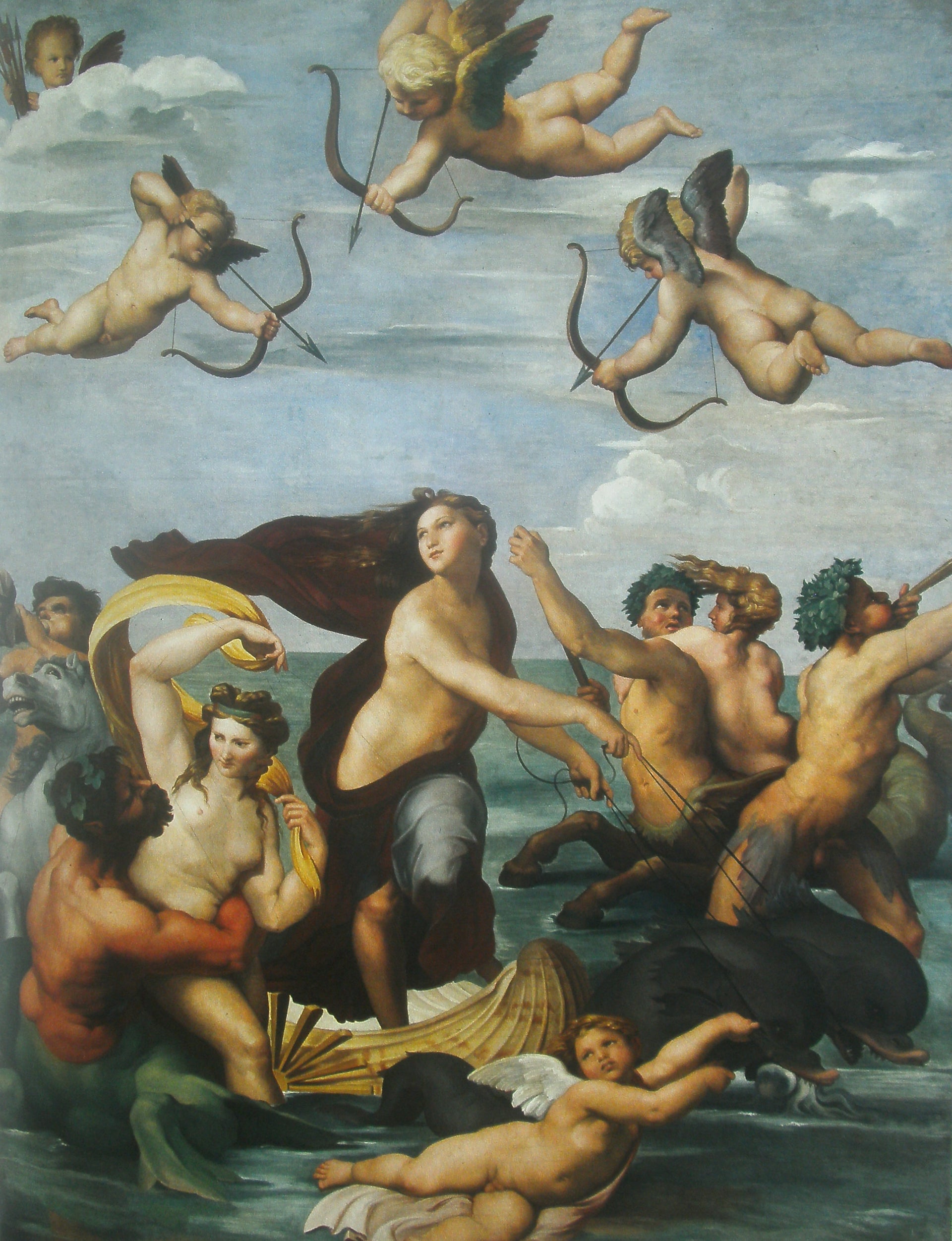 Copie de la Galatée de Raphaël de William-Adolphe Bouguereau