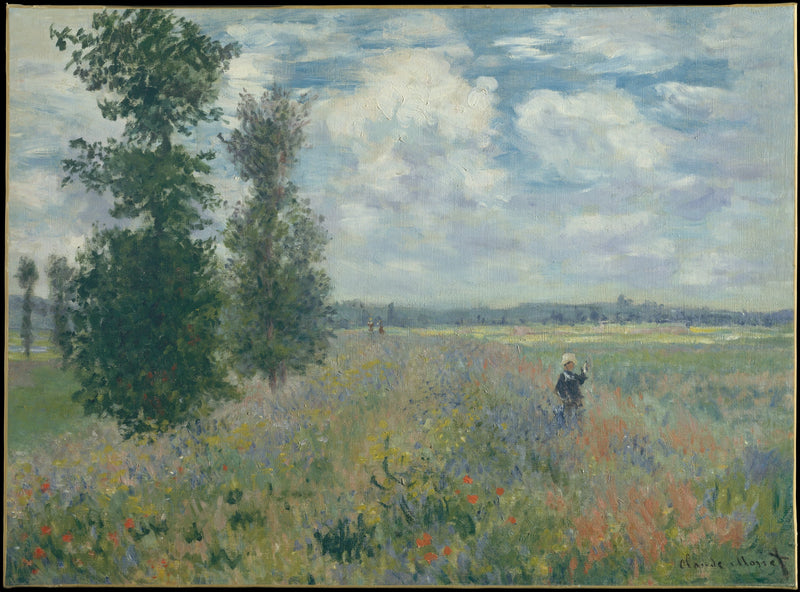Campi di papavero vicino ad Argenteuil W380 - Claude Monet