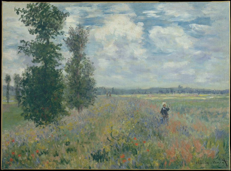 Campi di papavero vicino ad Argenteuil W380 - Claude Monet