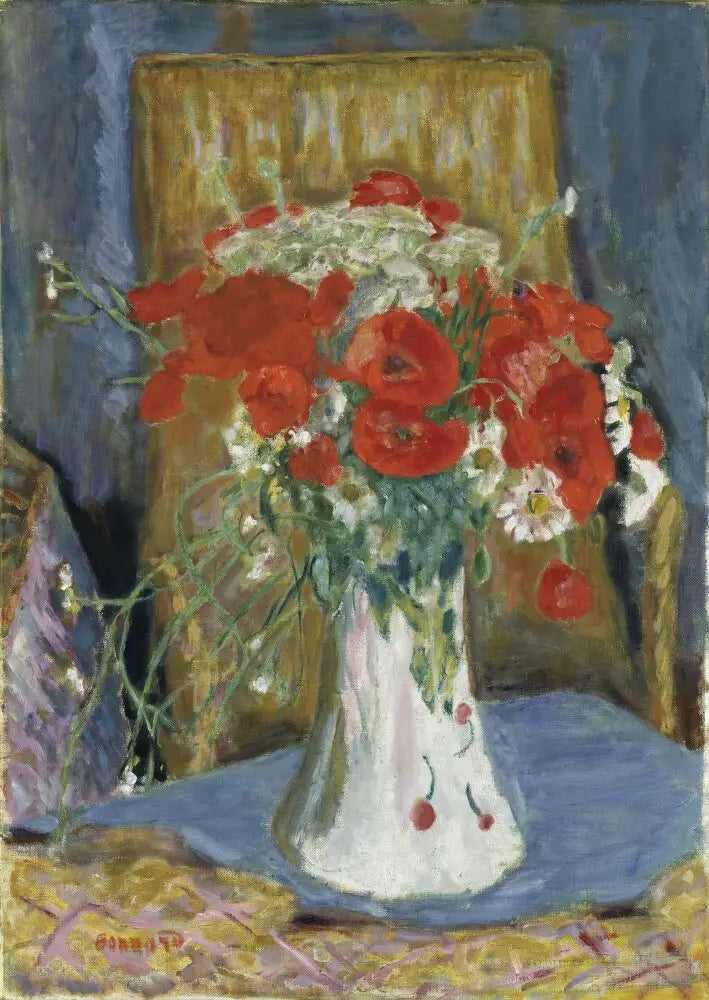 Papaveri in un vaso - Pierre Bonnard