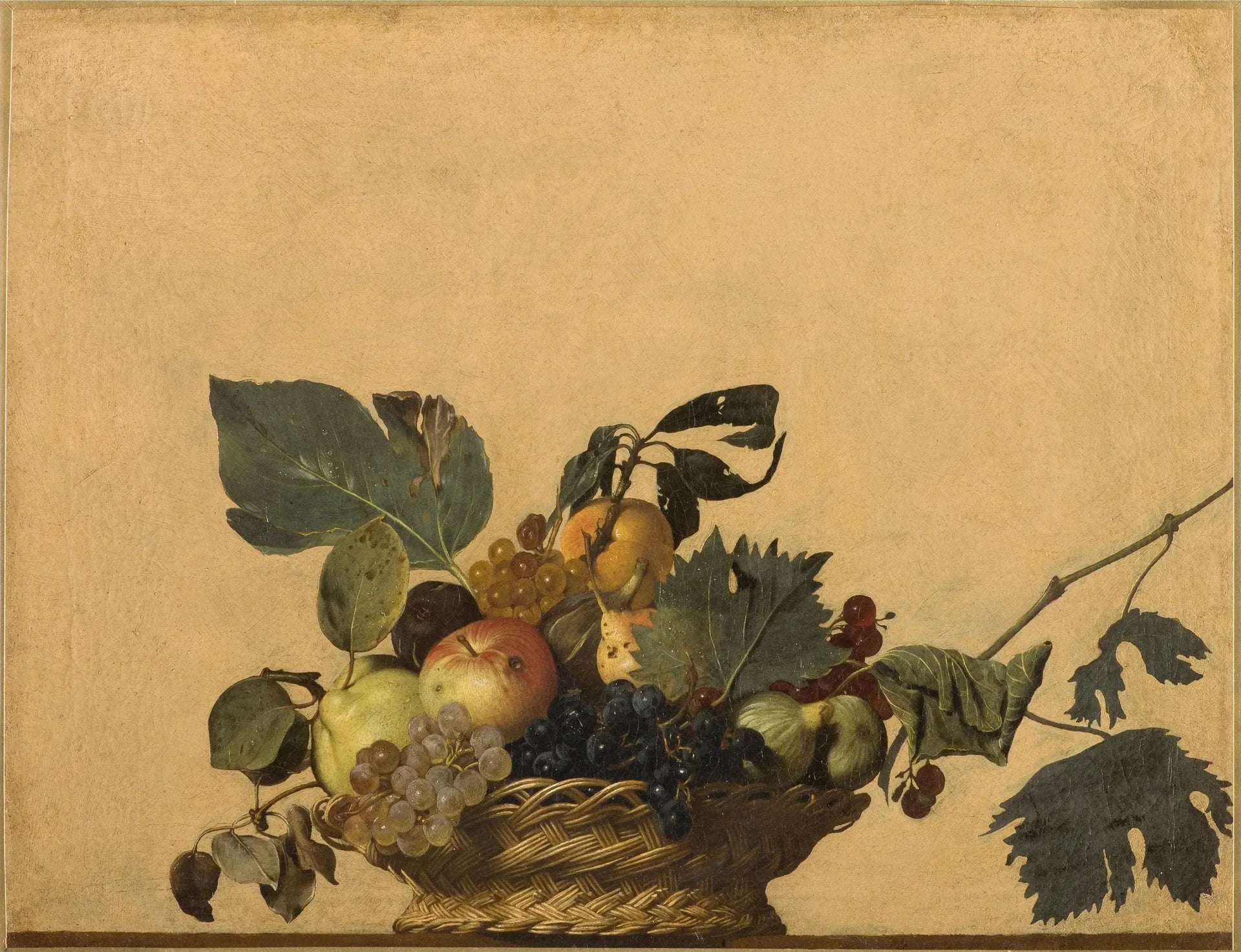 Corbeille de fruits - Le Caravage image 1 reproduction réalisée par Alpha Reproduction