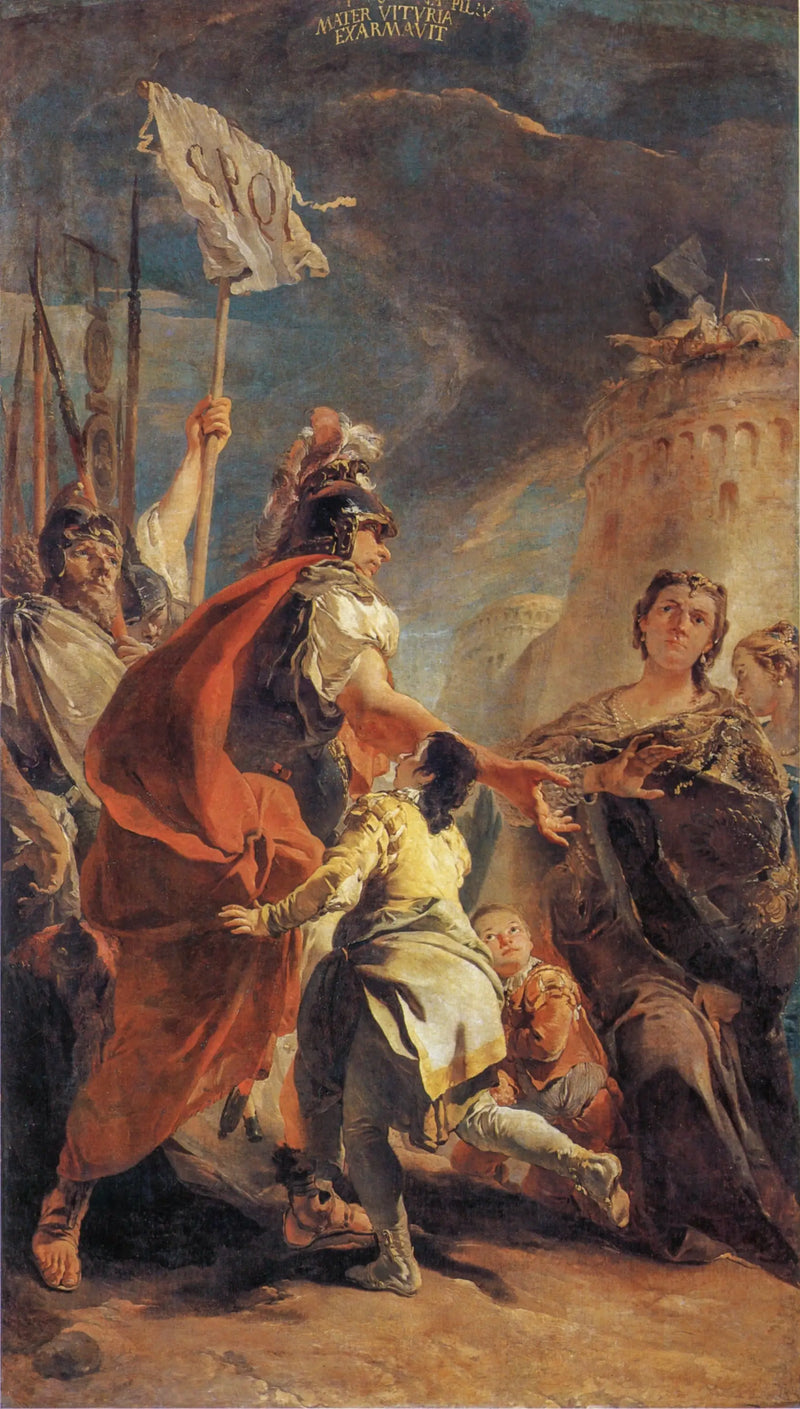 Coriolano ai muri di Roma - Giovanni Battista Tiepolo