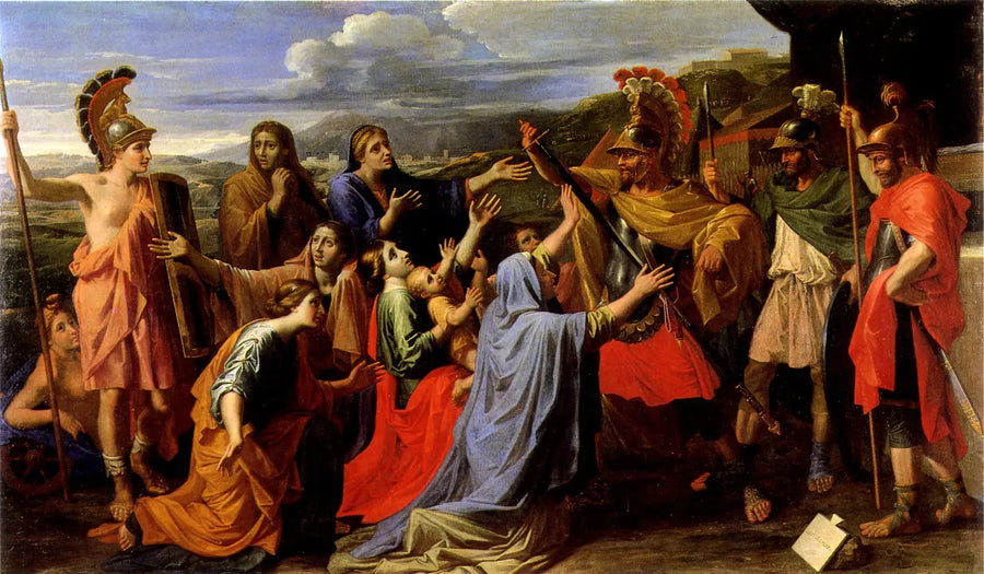 Coriolan fornito dalla sua famiglia - Nicolas Poussin