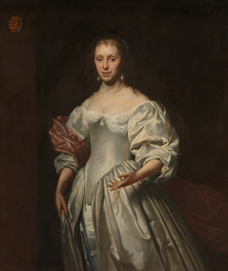 Cornelia Craen van Haeften (1622-78), dame de Schorrestein. Épouse de Johan Servaes van Limburg - Cornelis (II) Janssens van Ceulen
