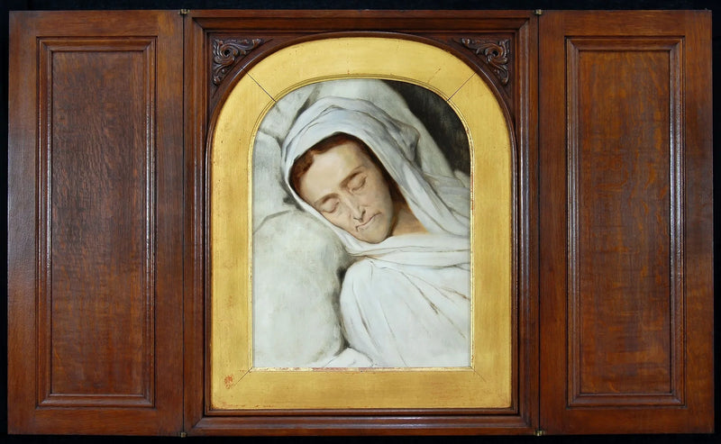 Cornelia Lamme Scheffer - Sur son lit de mort - Ary Scheffer