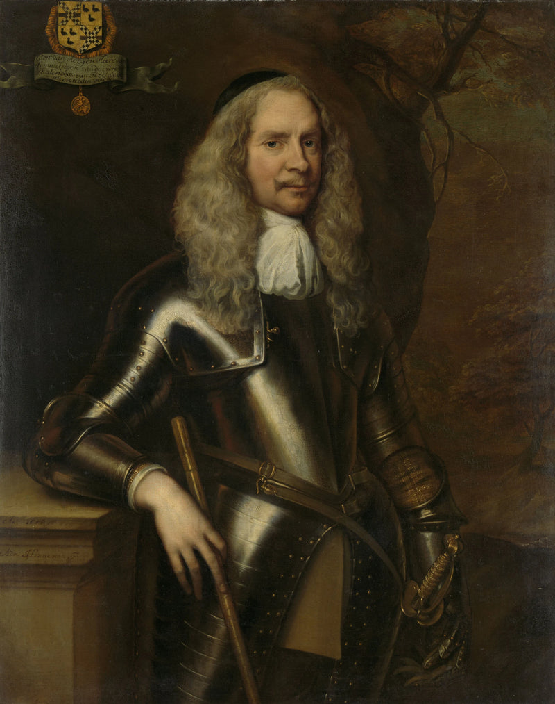 Cornelis van Aerssen (1600-62). Seigneur de Sommelsdijk. Colonel dans la cavalerie - Adriaen Hanneman