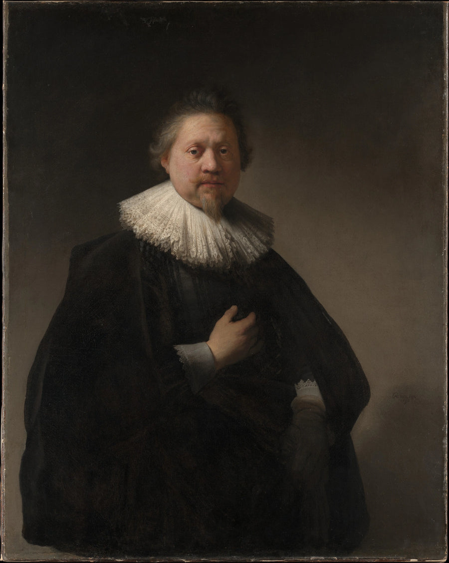 Ritratto di un uomo, probabilmente un membro della famiglia Van Beresteyn - Rembrandt