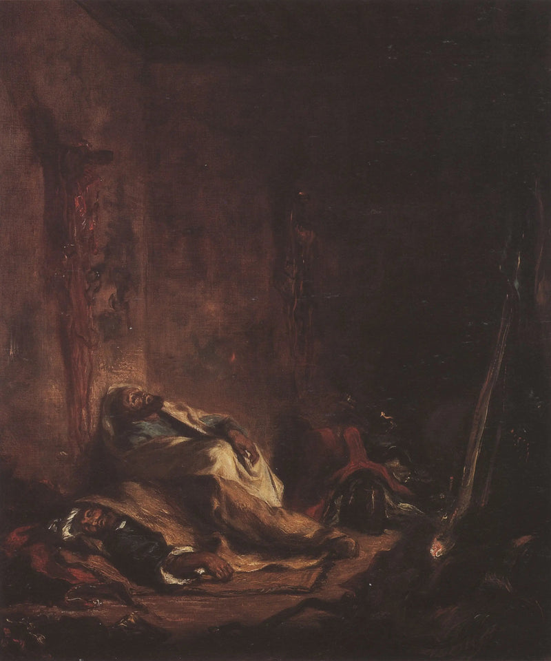 Corpo di guardia a Meknès - Eugène Delacroix