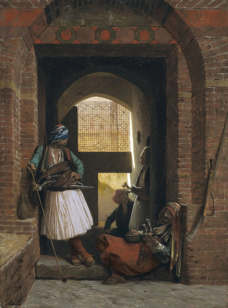 Corpo di guardia di arnauti al Cairo - Jean-Léon Gérôme