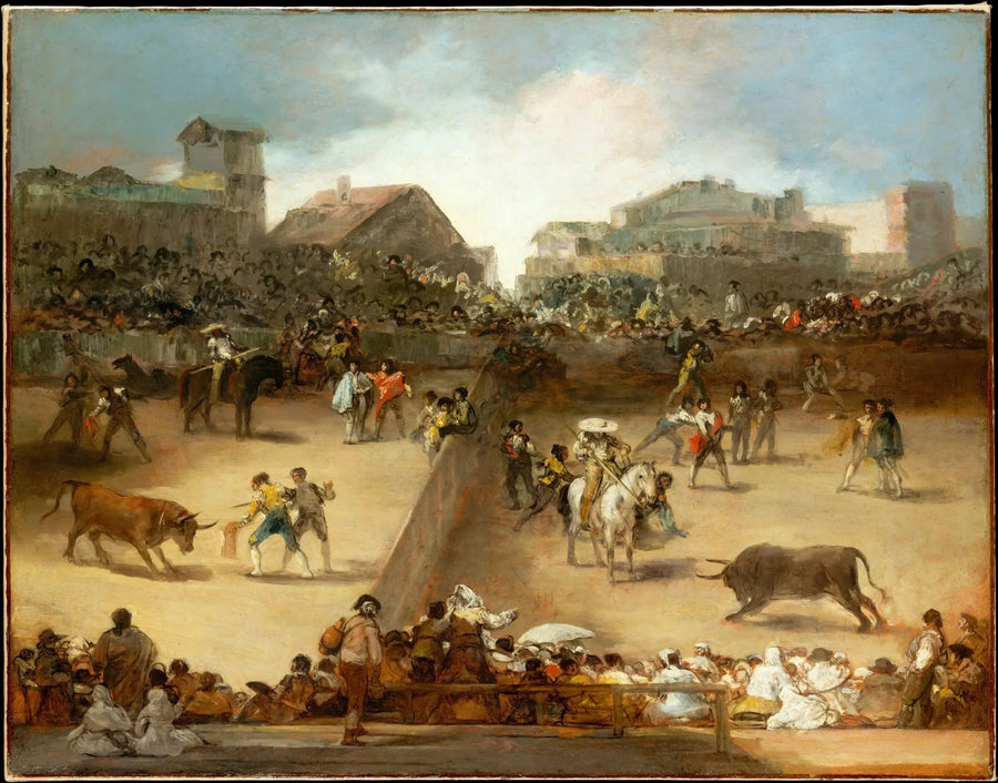 Corrida nell'arena divisa - Francisco de Goya