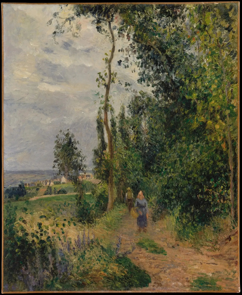 Costa delle Groouettes, vicino a Pontoise - Camille Pissarro