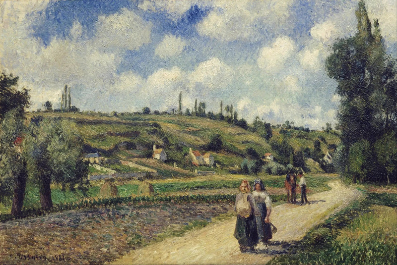 Costa del Valhermeil, Auvers-sur-Oise - Camille Pissarro
