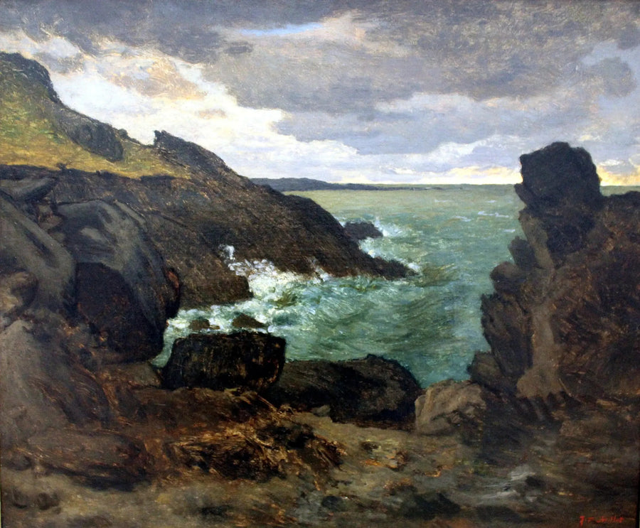 Costa rocciosa a Gréville - Jean-François Millet