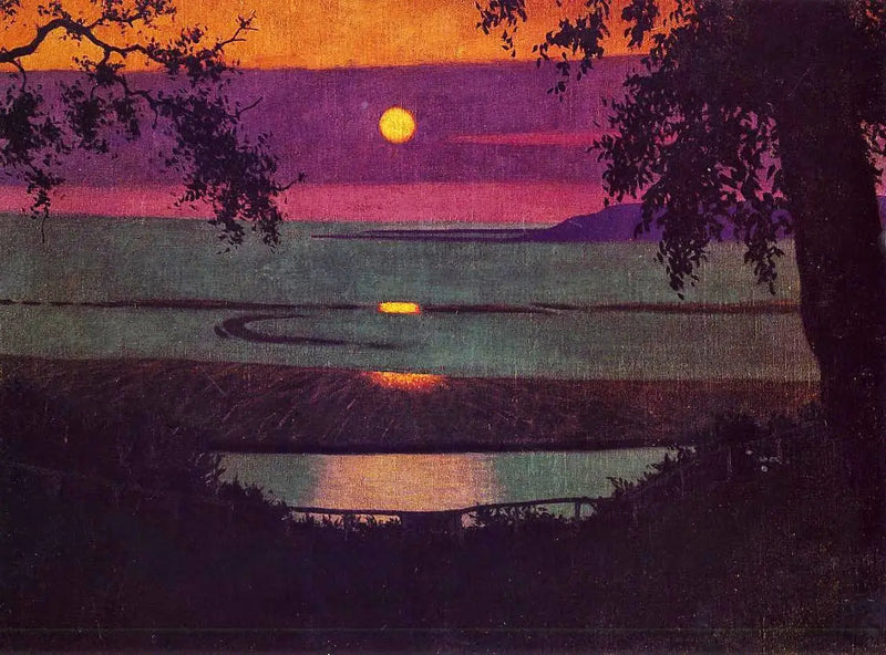 Tramonto a Grasse - Félix Vallotton