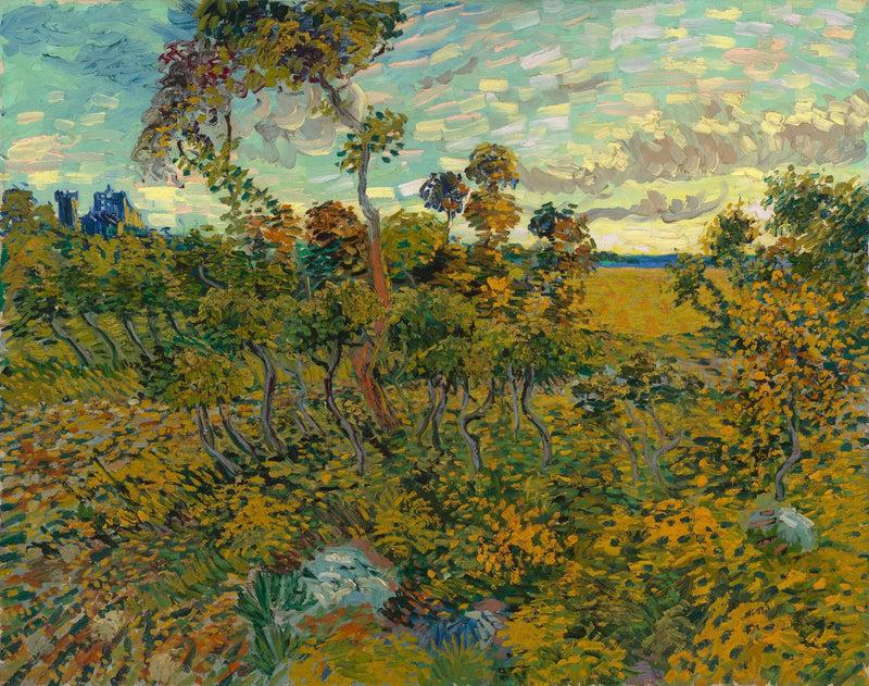 tramonto a Montmajour - Vincent van Gogh
