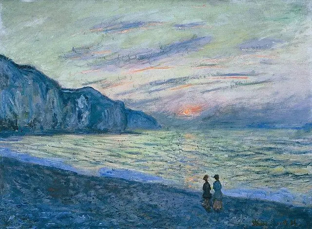 Tramonto a Pourville - Claude Monet