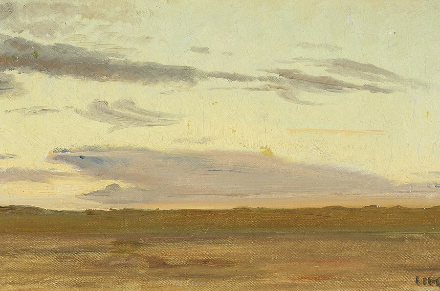 Tramonto a Skagen. -Michael Peter Ancher