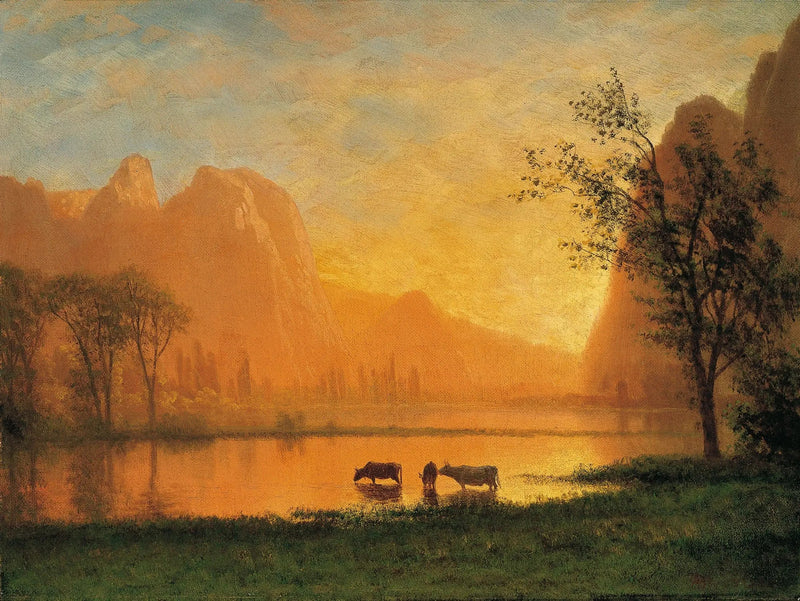 Tramonto a Yosemite - Albert Bierstadt